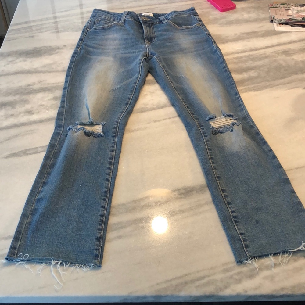 Special A cut off kick flare denim, worn once